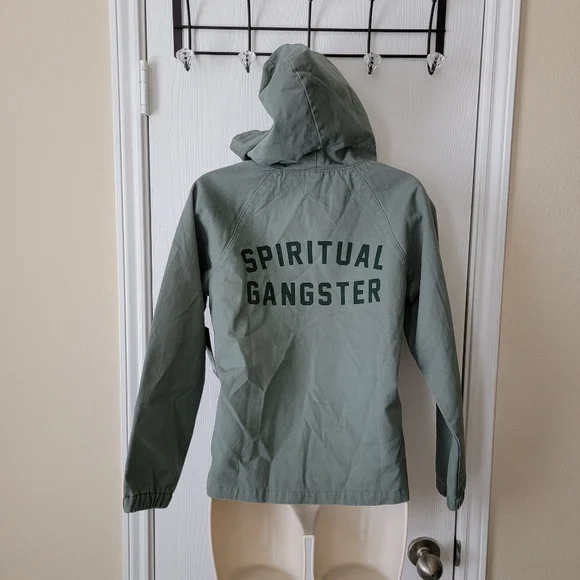 Spiritual Gangster Hooded Military Jacket